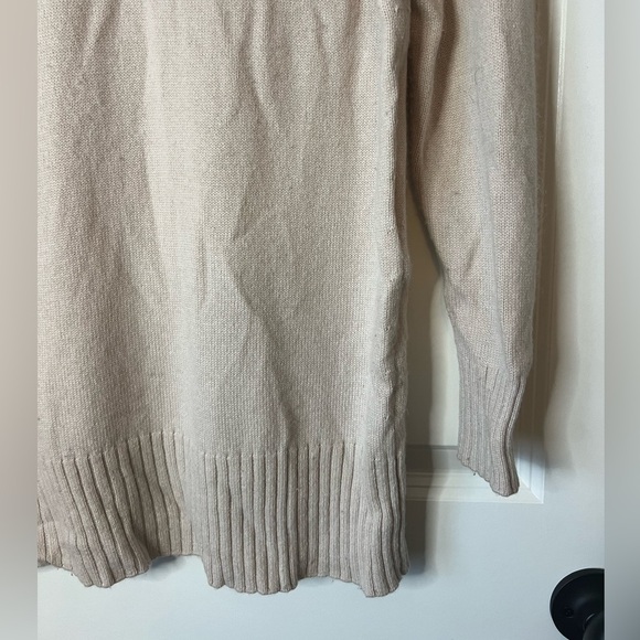 Athleta Wool Cashmere V-Neck Tunic Sweater - Picture 4 of 9